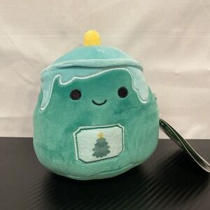Squishmallows Guardo the Green‎ Christmas Candle 5" NWT Holiday Winter